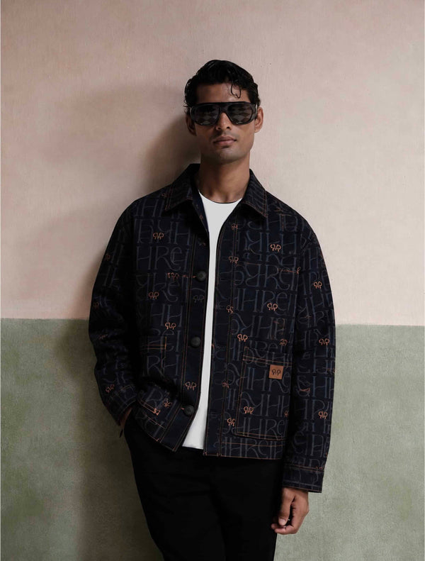 Ava Oversized Embroidered Shacket - Unisex
