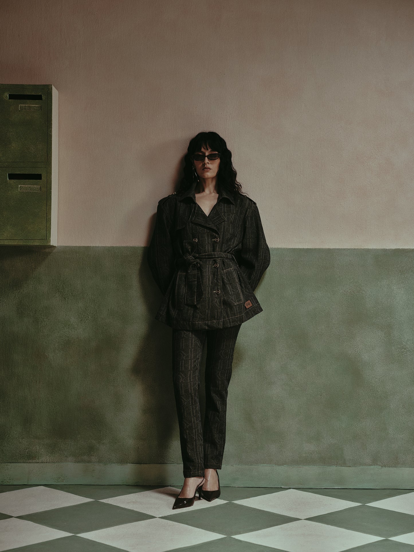 Vera Engraved Coco Wash Trench Set