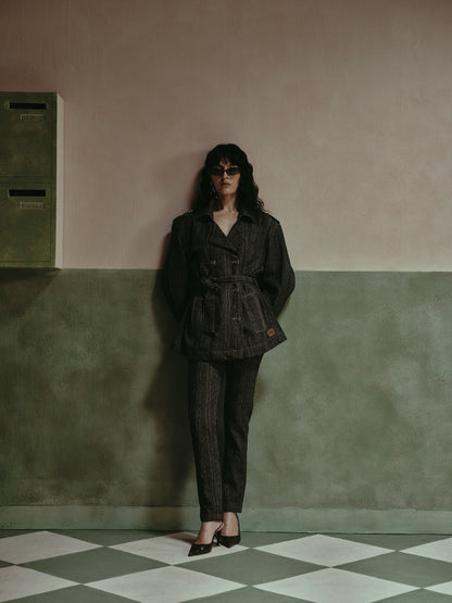 Vera Engraved Coco Wash Trench Set