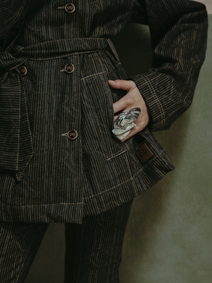 Vera Engraved Coco Wash Trench Set