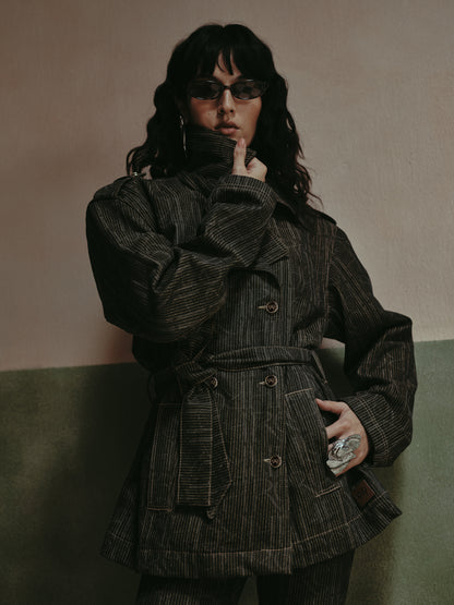 Vera Engraved Coco Wash Trench Set