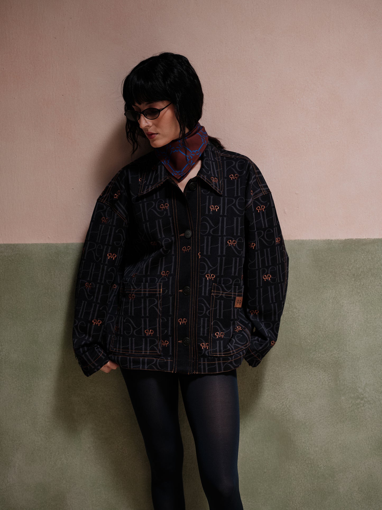 Ava Oversized Embroidered Shacket