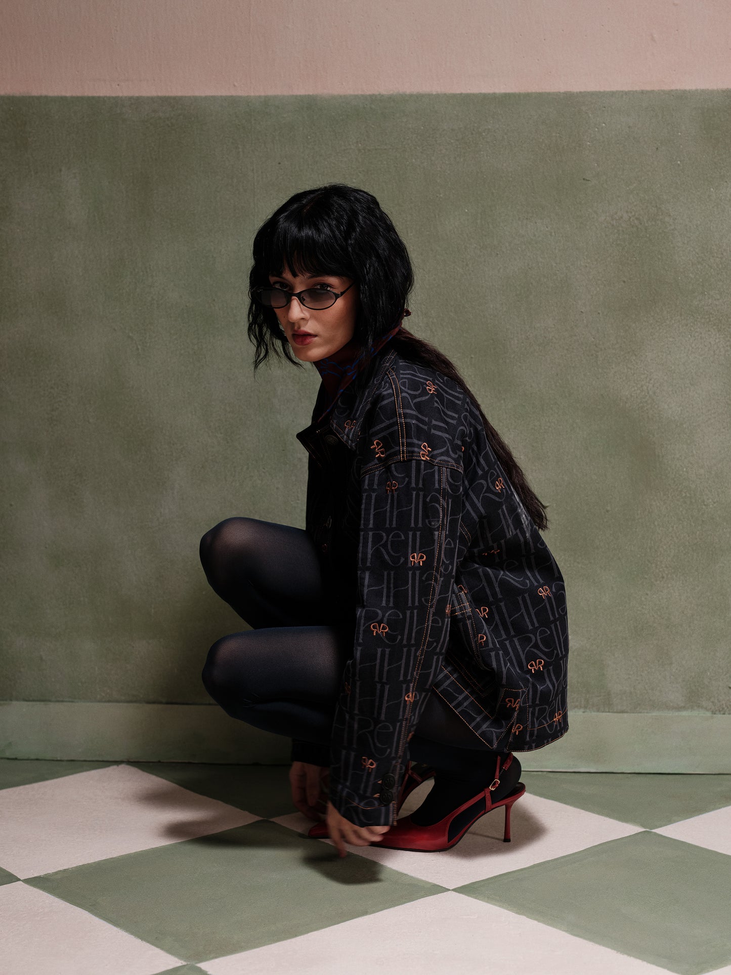 Ava Oversized Embroidered Shacket