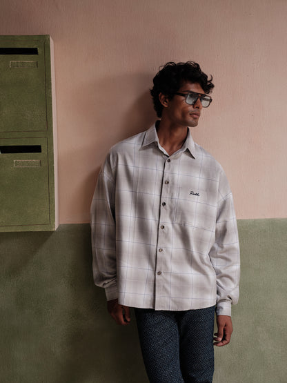 Theo Grey Oversized Sport Shirt