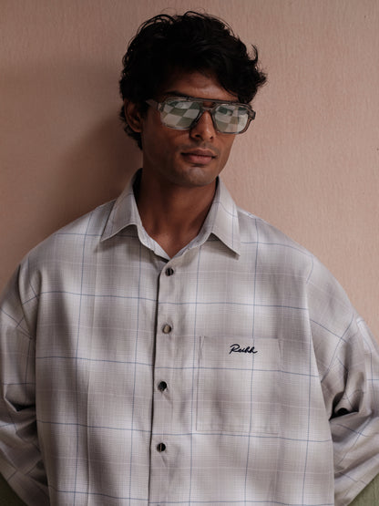 Theo Grey Oversized Sport Shirt