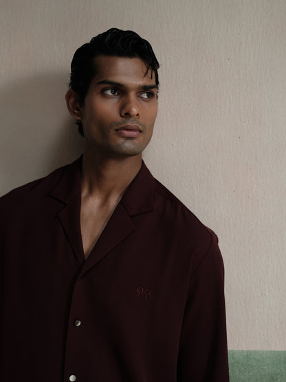 Cleo Embroidered Logo Slim-Fit Shirt