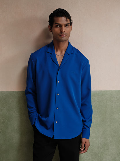 Cleo Embroidered Logo Slim-Fit Shirt