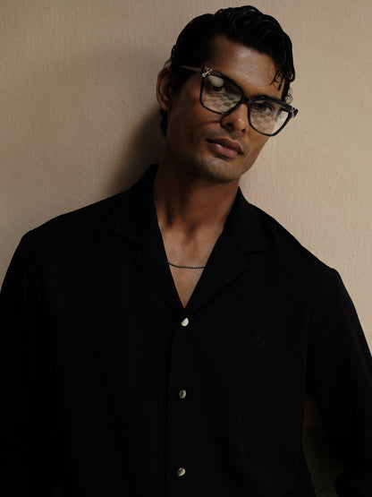 Cleo Embroidered Logo Slim-Fit Shirt