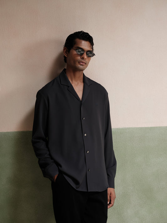 Cleo Embroidered Logo Slim-Fit Shirt