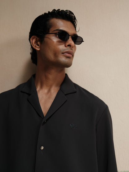 Cleo Embroidered Logo Slim-Fit Shirt
